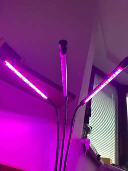 LED lampa na pěstování rostlin – 3 ramena, 27W (LEDmeGrow) - 5