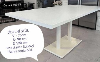 PRODÁM VELKÝ JÍDELNÍ STŮL - 5