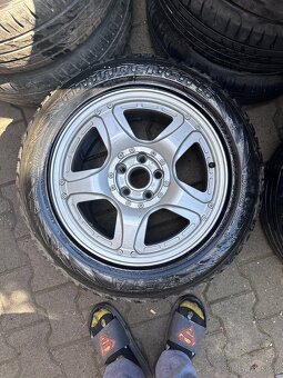 Zimní sada RARITNÍCH alu kol Audi Allroad C5 R17 - NOVÉ PNEU - 5