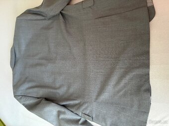 Chlapecký oblek 15let tmavě šedivý - 5