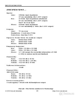 Mixpult Numark DM1000X - 5