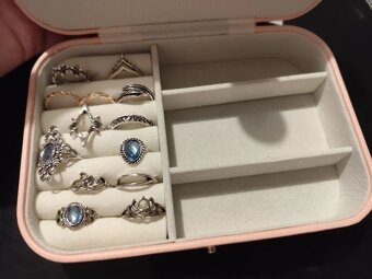 Šperkovnice bižuterie náušnice prsten - 5
