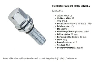Plovoucí šroub pro ráfky - 5