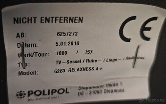 Polohovací elektrické křeslo - 5