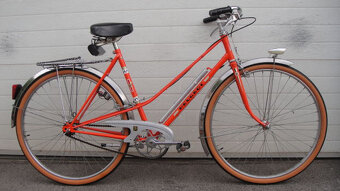 Peugeot, 1976, nádherné dámské kolo, oranžová barva - 5
