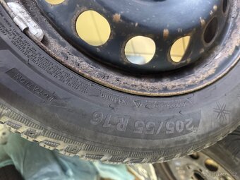 Škoda Octavia Plechové disky s pneu Michelin 205/55 R16 - 5