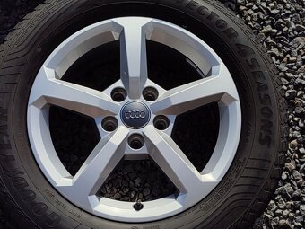 Originál ALU kola AUDI 16" 5x112 ET43 pneu 215/60/16 95V - 5