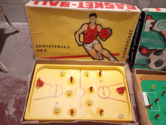 Stolní fotbálek a basket Chemoplast Brno ČSSR - 5