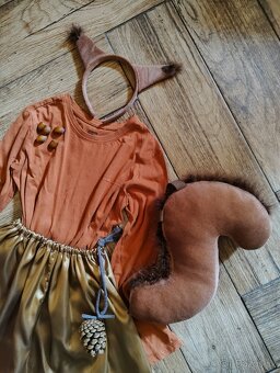 Maska kostým veverka - 5