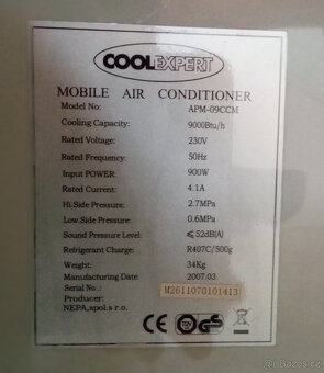 Mobilní klimatizace CoolExpert - 5