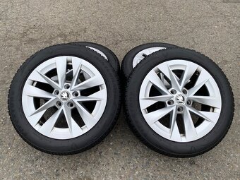 Originální alu kola Škoda Rotare 5x112 r17, pneu 205/55 r17 - 5