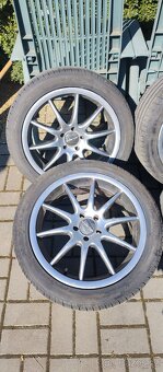 5x100 Letní komplet R17- ALU STILAUTO SR500 (Octavia 1 RS) - 5