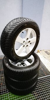 Zimní sada ALU kola 5X114 R15 se zimními pneu 195/65/R15 8mm - 5