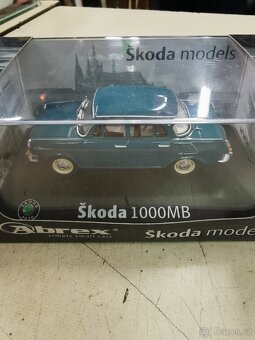 Modely autíček Škoda, Abrex. - 5