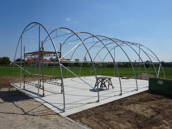 Plachtová montovaná hala - 9,15 x 12 x 4,5 - 900g - naviják - 5