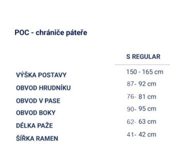 Chránič POC Oseus VPD Tee - uranium black vel.S - 5