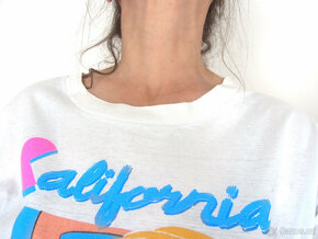 Originál vintage 80's triko California - Hollywood - 5