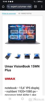Notebook Umax Vision Book 15WN Plus - 5