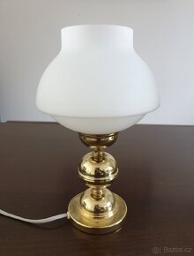 Retro stolní párové lampičky Kamenický Šenov - 5