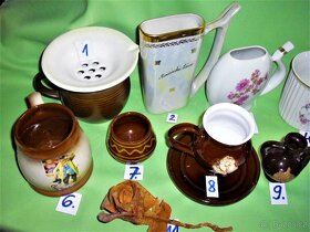 Hrnky, keramika a sklo. - 5