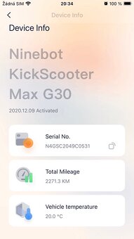 Elektrokoloběžka Ninebot KickScooter Max G30 - 5