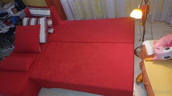 Rohová rozkládací sedačka - možnost pravý i levý roh - 5