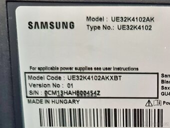 LED 32" Samsung UE32K4102 - 5
