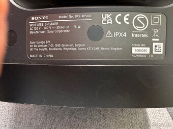 Repro párty SONY BT SRS-XP500 - 5