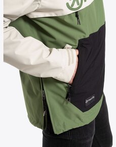 Jarní/podzimní street bunda Meatfly Garen, Sand-Forest Green - 5