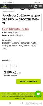XLC DUO by CROOZER 2021. ( pro Dvě děti) Jogingovy set+ ada - 5