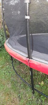 Trampolína EXIT Elegant se sítí Economy 427cm - červená - 5