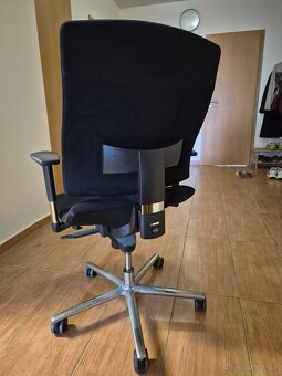 Ergonomická židle Asana Steel černá – ve velmi dobrém stavu - 5