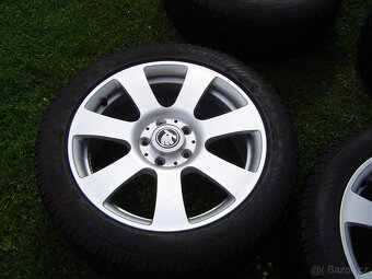 4 XZIMNÍ HLINÍKOVÁ KOLA ŠKODA OCTAVIA SCOUT,YETI 225/50 R17. - 5
