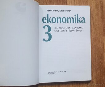 Prodám knihy učebnice o ekonomice. - 5