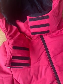 Péřová membránová bunda Reima Vanttaus Azelea pink 140 - 5