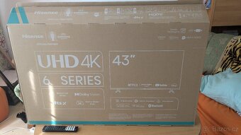 Hisense 43A69K (v záruke) - 5