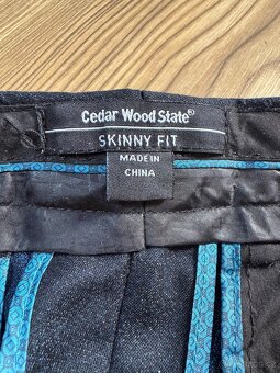 NOVÉ LUXUSNÍ PÁNSKÉ KALHOTY zn. Cedar Wood State W32 L34 - 5