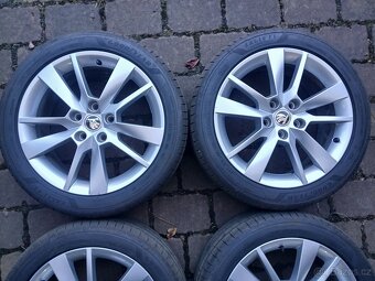 ALU kola,sada,ŠKODA TRIUS,originál,225/45 R17, 5x112,TOP - 5