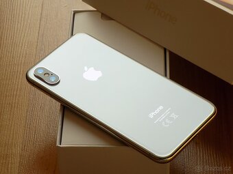 Apple iPhone X 64GB Silver, ZÁRUKA, Baterie 100% - 5