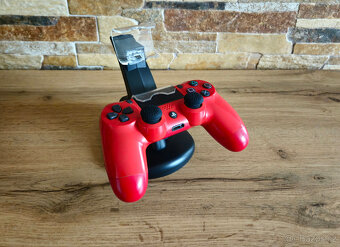 PS4 konzole Slim + 6 her, stojan, duální nabíječka TOP STAV - 5