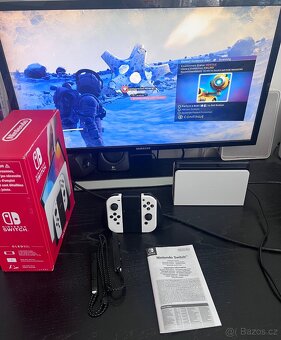 Nintendo Switch OLED super stav + hra No Man’s Sky - 5
