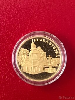 Zlato / zlatá mince Ruská Bystrá proof - 5