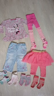 Komplet/ balík oblečení pro miminko (holčičku) vel. 74/80 - 5