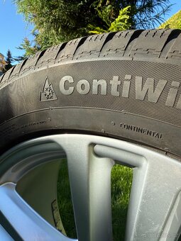 Originální ALU kola Audi 20" – zimní Continental, TOP stav, - 5