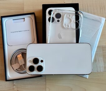 iPhone 13 Pro Max Stříbrná BATERIE 100% TOP - 5