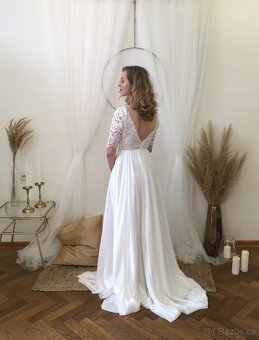 Svatební šaty nové S - 5