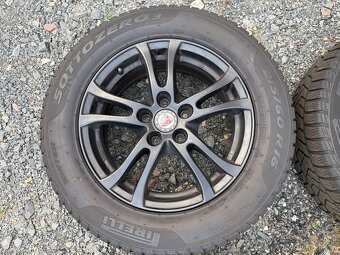 215/60r16 ZIMNÍ SADA FIAT 500X 5x110 6.5jx16 ET38 4-5mm - 5