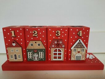 Dřevěné adventní svícny - 5