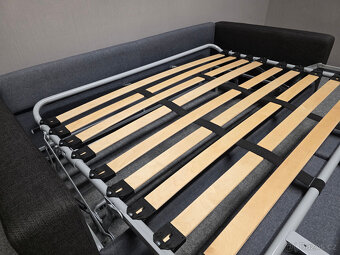 Nový rozkládací gauč s postelí šedohnědý - 5