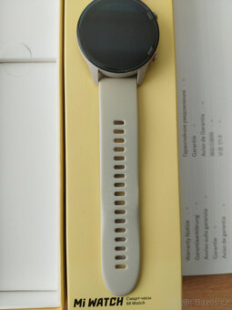 Hodinky Xiaomi Mi Watch, Béžové, malinko nošené, super stav - 5
